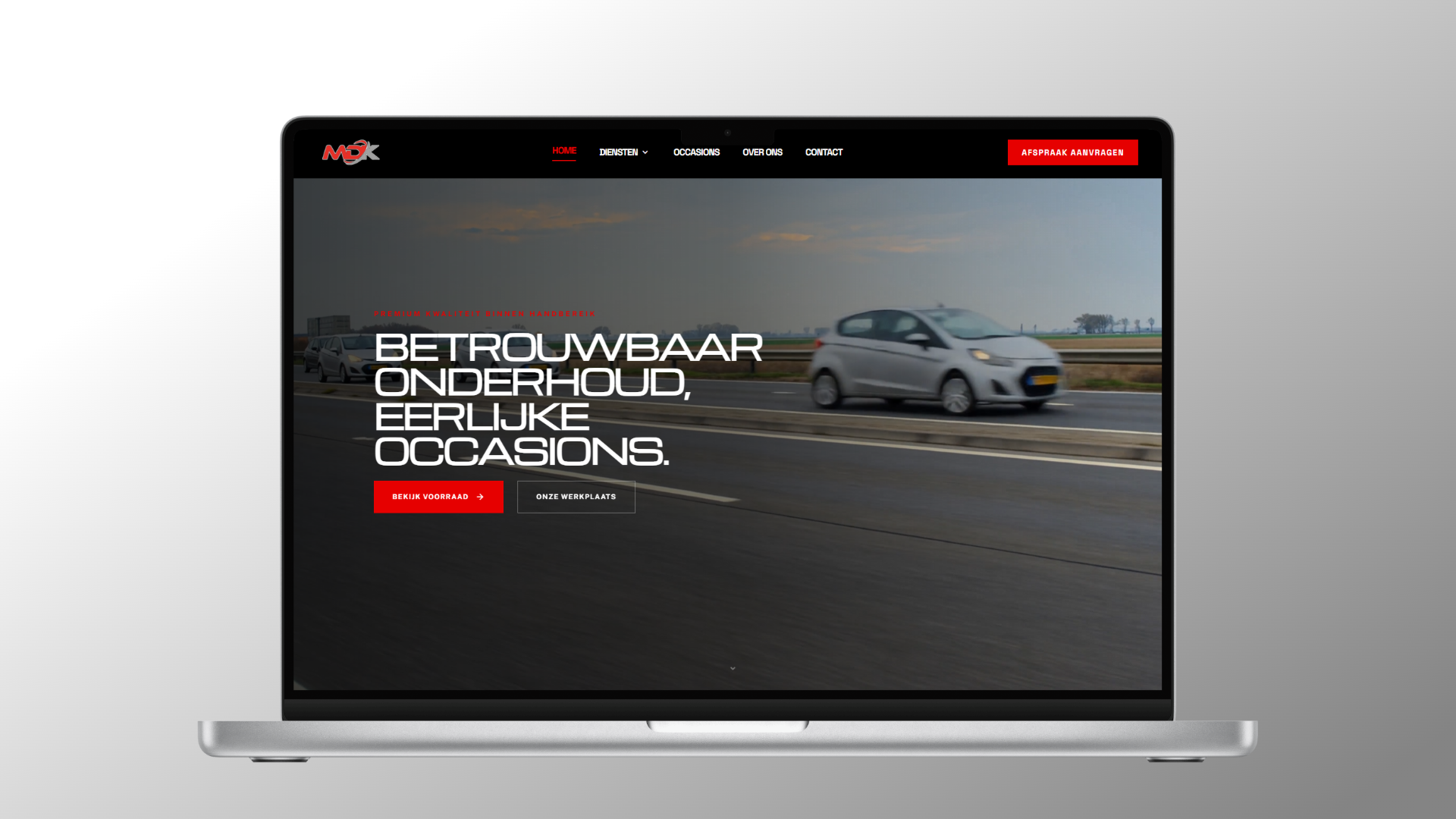 Garage Mulder de Koe website